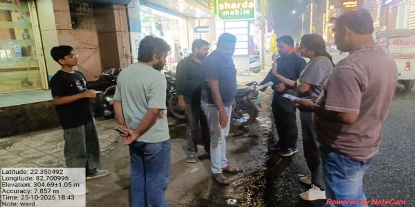 कोरबा में नई डामर सड़क पर पानी डालना पड़ा महंगा, नगर निगम ने तीन दुकानों पर लगाया छह हजार रुपये का जुर्माना