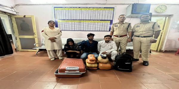 ओडिशा से गांजा लाकर रायपुर में खपाने की तैयारी, महिला समेत तीन गिरफ्तार