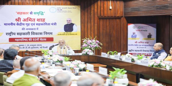 अमित शाह ने एनसीडीसी के लिए 25 साल का रोडमैप बनाने का दिया निर्देश, पूर्वोत्तर में 8 लाख रोजगार सृजन का लक्ष्य
