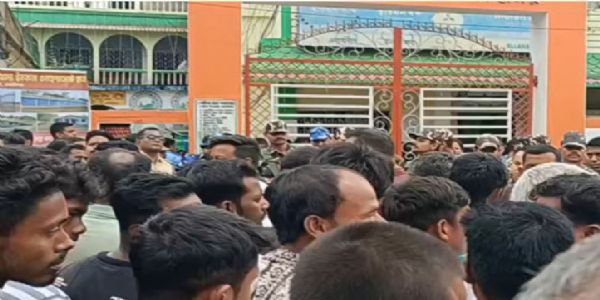 दिनहाटा में पंचायत प्रधान का चुनाव टला, भाजपा सदस्य के अनुपस्थित रहने पर कार्यकर्ताओं का सड़क जाम और हंगामा