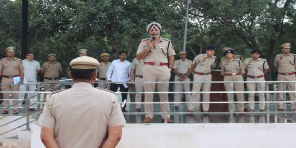 सोनीपत पुलिस ने मॉक ड्रिल में की दंगों से निपटने की तैयारी