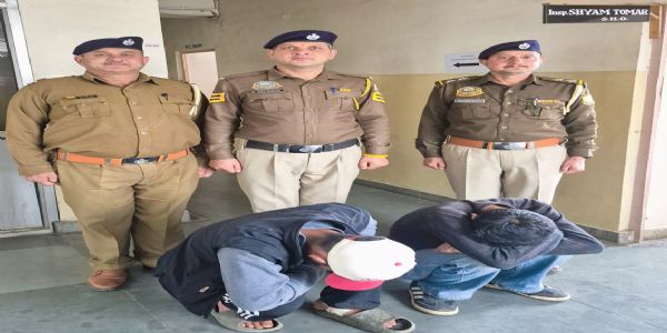 ठियोग में कार से चिट्टा बरामद, दो युवक गिरफ्तार