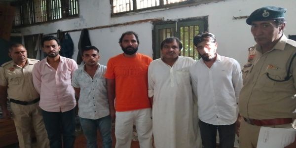 गुरुग्राम जमीनी विवाद में मारपीट करने वाले पांच आरोपी गिरफ्तार