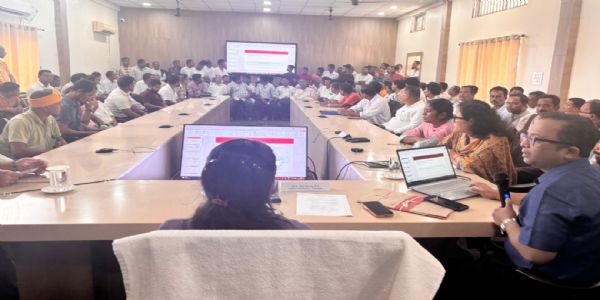 तामुलपुर में दुर्गापूजा को लेकर जिला प्रशासन की बैठक, जबरन चंदा वसूली पर रोक