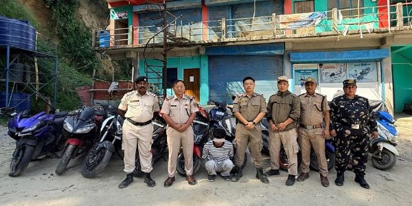 अरुणाचलः चोरी के 20 दोपहिया वाहन बरामद