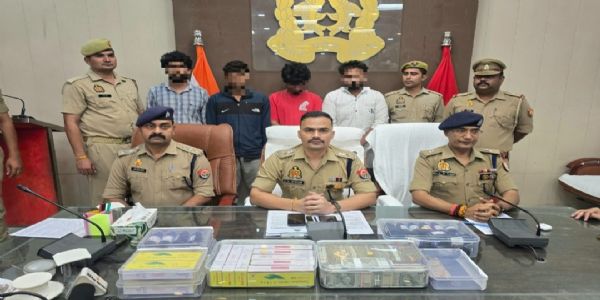 बिजनौर: प्रतिबंधित नशीली दवाओं की सप्लाई करने वाले गिरोह के चार आरोपित गिरफ्तार