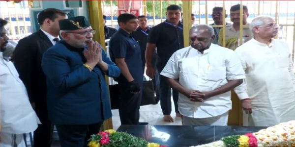 देवर की 119वीं जयंती पर पसुम्पोन में उमड़ा श्रद्धा का सैलाब, उपराष्ट्रपति ने दी श्रद्धांजलि