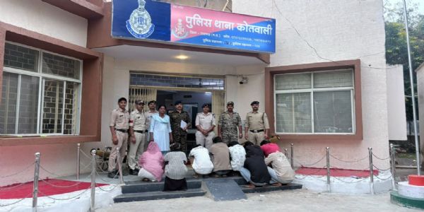 राजगढ़ः शादी का झांसा देकर 1.50 लाख ठगे, शिवपुरी से 9 आरोपित गिरफ्तार