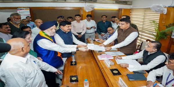 मप्र से राज्यसभा उपचुनाव के लिए केन्द्रीय मंत्री हरदीप पुरी ने दाखिल किया नामांकन