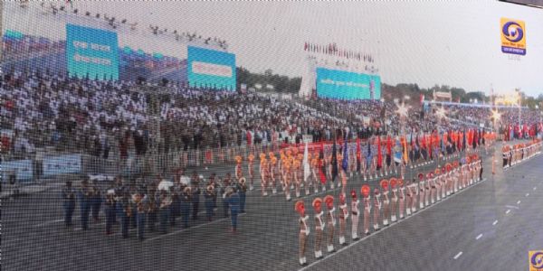 चित्रकूट थाने में गूंजा राष्ट्रीय एकता का संदेश:डीजीपी ने देखा एकता परेड का सीधा प्रसारण