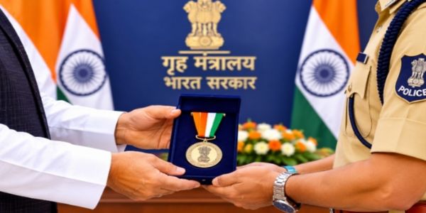 केंद्रीय गृह मंत्री दक्षता पदक से सम्मानित बंगाल के आठ पुलिस अधिकारी