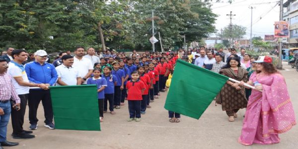 मैहर में राष्ट्रीय एकता दिवस पर उत्साह के साथ निकाली गई रन फॉर यूनिटी