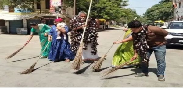 रीवाः सेवा संकल्प और स्वच्छता अभियान के तहत गूंजा नशा मुक्त समाज का नारा