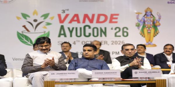 आयुर्वेद भारत की अमूल्य परंपरा, जिसने दुनिया को दी संतुलित जीवन जीने की दिशा : हर्ष संघवी