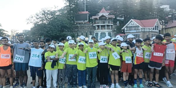 वन्यजीव सप्ताह पर शिमला में मिनी मैराथन, बच्चों और युवाओं ने लिया हिस्सा
