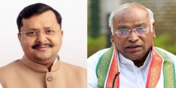 भाजपा अध्यक्ष नितिन नवीन और कांग्रेस अध्यक्ष मल्लिकार्जुन खड़के भाजपा अध्यक्ष नितिन नवीन और कांग्रेस अध्यक्ष मल्लिकार्जुन खड़के