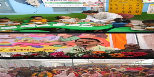 आंगन मिलन कार्यक्रम में बोले धामी- कोई बच्चा कुपोषित न रहे, सरकार की सर्वोच्च प्राथमिकता स्वास्थ्य और पोषण