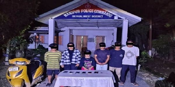 मणिपुर में नाबालिग समेत प्री-पाक (प्रो) के सात कैडर गिरफ्तार