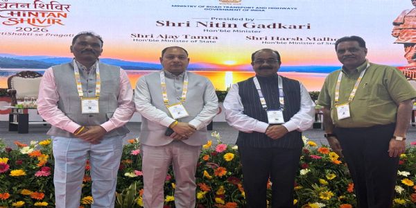 छत्तीसगढ़ के उप मुख्यमंत्री अरुण साव सड़क एवं राष्ट्रीय राजमार्ग पर राष्ट्रीय चिंतन शिविर में हुए शामिल