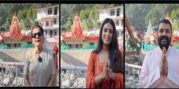 कैंची धाम पहुंची ‘हनुमान अंश’ की टीम, बाबा नीम करौली के किए दर्शन