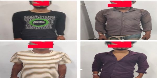 ऑपरेशन जीरो टॉलरेंस में चार आरोपित गिरफ्तार