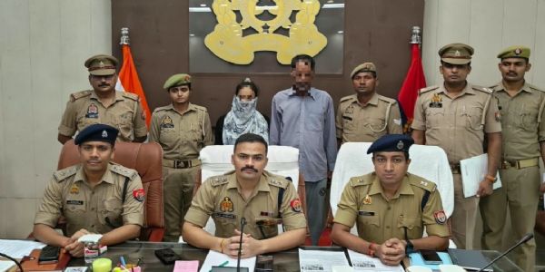 उर्वरक बिक्री केंद्र पर हुई लूट का पुलिस ने किया खुलासा, पिता-पुत्री गिरफ्तार