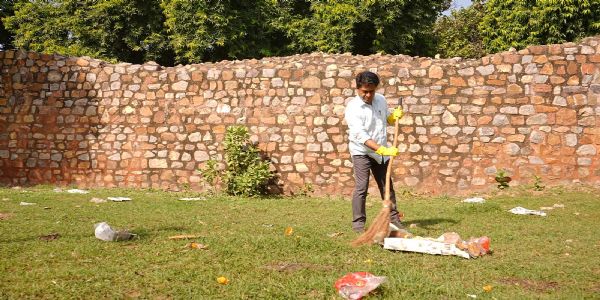 बीके दत्त कॉलोनी में विशेष स्वच्छता अभियान, पार्क को ‘पीपल पार्क’ के रूप में विकसित करने की पहल