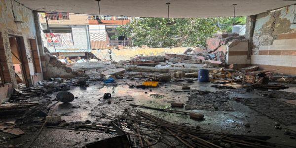 रावण का पुतला बनाते समय हुए धमाके में घायल ठेकेदार की उपचार के दौरान मौत