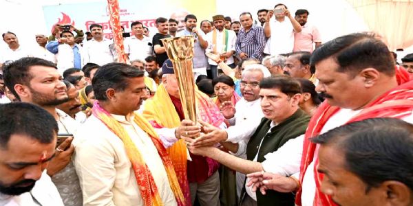 सेवा ज्योति यात्रा से गूंजा ‘जन सेवा से राष्ट्र सेवा’ का संदेश