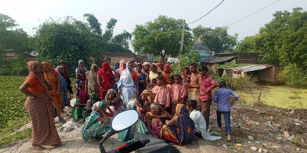 राजमिस्त्री की तालाब में डूबने से मौत