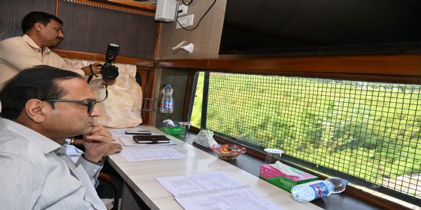 अलीपुरद्वार मंडल में पूसीरे के महाप्रबंधक ने किया सुरक्षा निरीक्षण