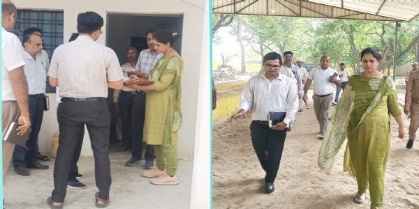 कान्हा गौशाला का जिलाधिकारी ने किया निरीक्षण, सफाई व्यवस्था दुरुस्त करने के निर्देश