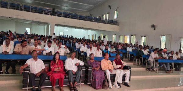 सेवा ज्योति यात्रा में कार्यकर्ताओं ने सुना प्रधानमंत्री का संबोधन
