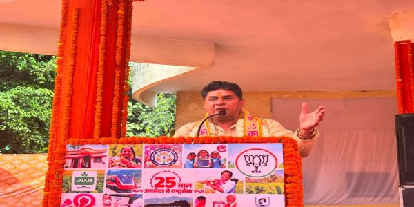 मुरादाबाद : सेवा ज्योति यात्रा एवं विकसित भारत संकल्प सभा में गूंजा राष्ट्रसेवा का संदेश