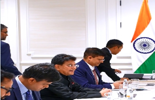 पीयूष गोयल के अमेरिका में कंपनियों के शीर्ष अधिकारियों से की मुलाकात पीयूष गोयल के अमेरिका में कंपनियों के शीर्ष अधिकारियों से की मुलाकात