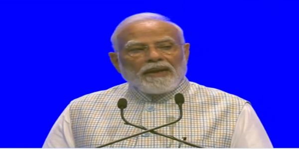 इंडिया मोबाइल कांग्रेस को संबोधित करते हुए प्रधानमंत्री नरेंन्द्र मोदी