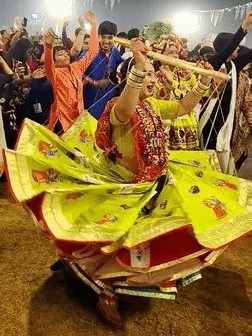 More than 46 thousand sportsmen played Garba together More than 46 thousand sportsmen played Garba together