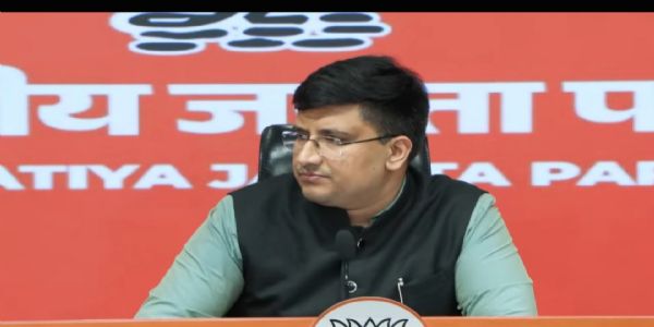 कांग्रेस के प्रदर्शन पर भाजपा का हमला, कहा - यह विरोध नहीं, अराजकता का मॉडल