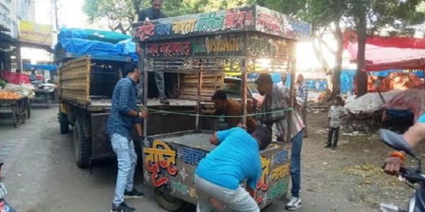 भोपाल मेट्रो रेल प्रोजेक्ट में बाधक 10 दुकानें और 12 गुमठियां हटाईं