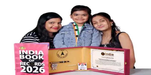 हांसी : कमर और गर्दन पर डबल हुला हूप घुमाकर 2376 स्पिन, सात वर्षीय कार्तिका ने बनाया रिकॉर्ड
