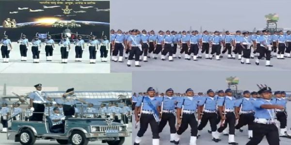 हिंडन एयरफोर्स स्टेशन पर 94वां एयरफोर्स डे समारोह, वायु सेना प्रमुख ने जवानों के पराक्रम की सराहना की