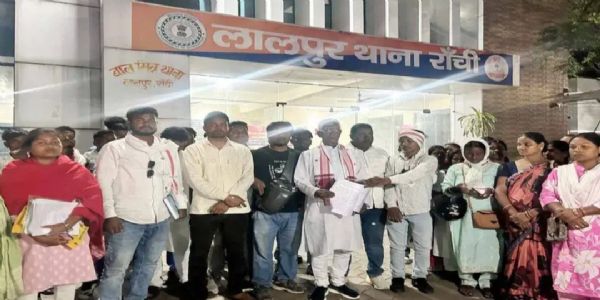 सरना टांड़ की जमीन पर विवाद, लालपुर थाना में पाहन ने की शिकायत