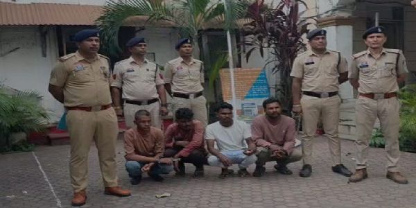 पुसौर में प्रोफेसर कपूर चंद्र गुप्ता के अपहरण और लूटकांड का 48 घंटे में पर्दाफाश, चार आरोपित गिरफ्तार