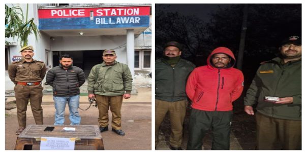 12.10 ग्राम चिट्टे के साथ दो तस्कर गिरफ्तार