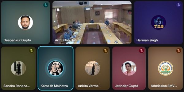 एसएमवीडीयू में स्नातक छात्रों के लिए ऑनलाइन करियर काउंसलिंग सत्र आयोजित