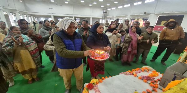 विश्व जागृति मिशन मंडी मंडल गागल धाम में मासिक सत्संग का आयोजन