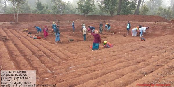छत्तीसगढ़ में बारिश से पहले 10 हजार से अधिक आजीविका डबरी निर्माण का लक्ष्य
