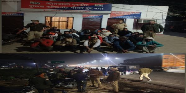 गौतम बुद्ध नगर पुलिस की कड़ी कार्रवाई, सड़क पर सरेआम शराब पीने वाले 383 लोग गिरफ्तार