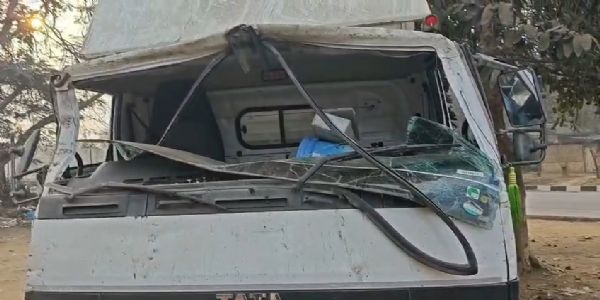 सड़क दुर्घटना में ट्रक चालक की मौत