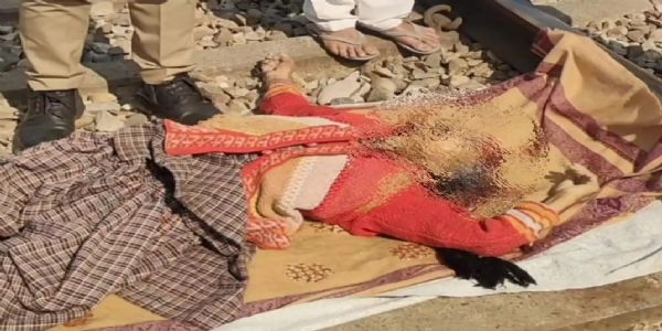 चांदपुर में रेलवे लाइन पर मिला अज्ञात महिला का शव